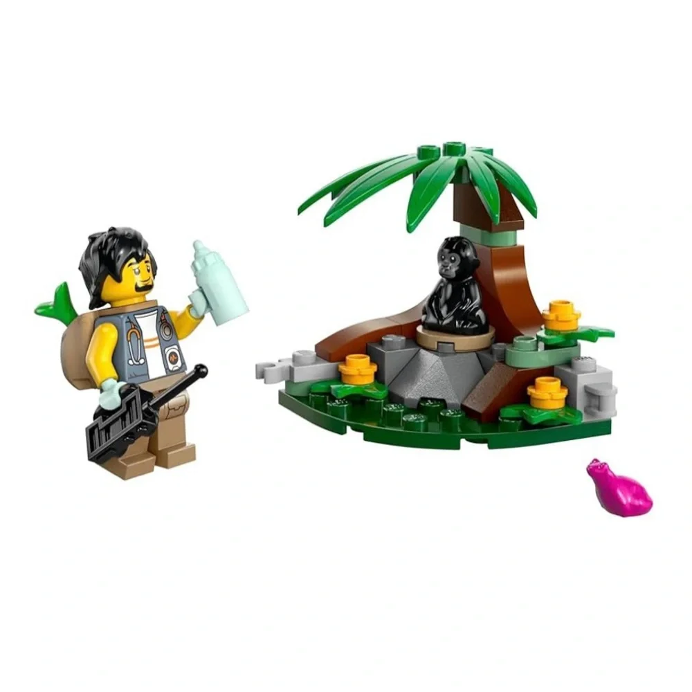 LEGO City Baby Gorilla Encounter Adventure Set 30665 - 34 Pieces Ages 5+
